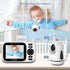 HelloBaby 3.2 2-Way Vision,ECO/VOX,1000ft, Monitor No WiFi Video Baby Monitor with Camera and Audio - Screen, Talk