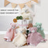 Bear Baby Security Blanket, Soft Fluffy Lovey for Girls, Cuddly Bear Stuffed Gift for Newborn Infants, Pink 13.5 Inch