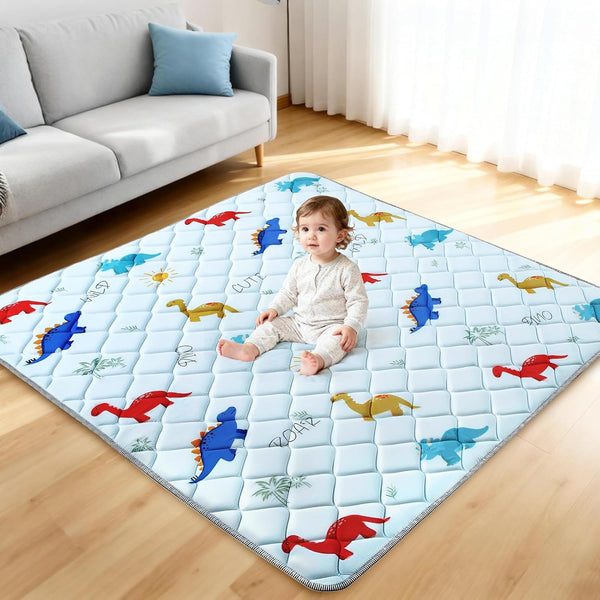 omzer Baby Play Mat for Floor: 59" x 59" Playpen Mat -