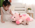 25.6 inch 5 lbs YESGIRL Cow Weighted Stuffed Animals, Large Weighted Plush Animal, Cute Plush Toy Pillow, Soft Kawaii