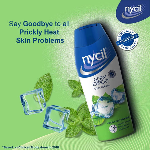 Metrey Herbotech 400 Pack NY-CIL Germ Expert Cool Herbal Prickly Heat and Cooling Powder, g, Super Saver