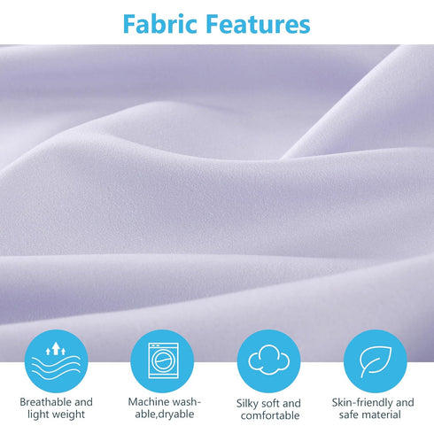 2 Pack 28x52in, TILLYOU Baby Crib Sheets for Boys Girls, Super Soft Toddler Bed Sheets, Sheets for Standard Crib