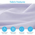 2 Pack 28x52in, TILLYOU Baby Crib Sheets for Boys Girls, Super Soft Toddler Bed Sheets, Sheets for Standard Crib
