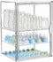 Baby Bottle Storage Organizer for Countertop, X-Large Clear Bottle Organizer, Baby Bottle