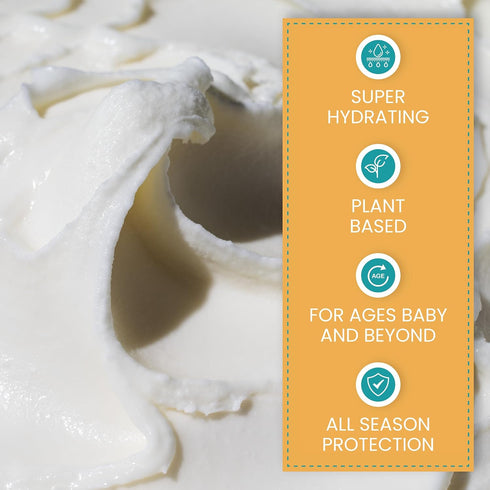Nurture Daily Moisturizing Cream - Baby Eczema Cream & Lotion for Sensitive Skin, Natural with Shea, Aloe & Jojoba - 6oz