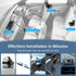 Shynerk Baby 2 6.86" 1080P Baby Car Camera for Kids, HD Split Screen Baby Monitor with Dual Backseat Cameras and IR
