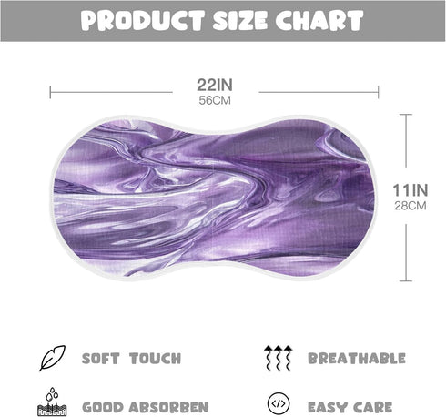 YETTASBIN Liquid Marble Muslin Baby Burp Cloth, Super Soft Absorbent Cotton Burp Rag Baby Bibs Feeding Cloth