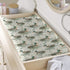KuphiL10C Girls-16x32 Watercolor Mallard Duck Leaves Baby Changing Pad Cover, Unisex Duck Nursery Diaper Changing Table
