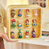 Clear Display Case for Figures - Wall-Mounted Doll Storage Box Cabinet Organizer for Collectibles Action Figures