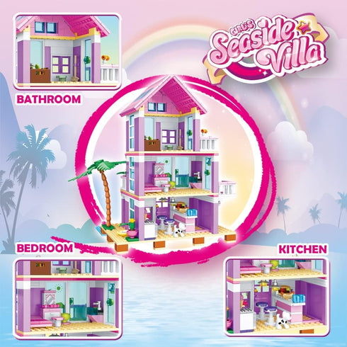 Girls Building Blocks Toys Set for Creative Play