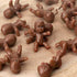 60 Mini Plastic Baby Dolls 1 Inch for Baby Shower Party Favors, Decorations, Crafting Non-Edible Cake Toppers (Dark)