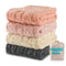 Yagle Mate 4 Pcs Baby Blankets,Fleece Heart Checkered Blanket, Cozy and Fluffy Crib Blankets