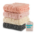 Yagle Mate 4 Pcs Baby Blankets,Fleece Heart Checkered Blanket, Cozy and Fluffy Crib Blankets