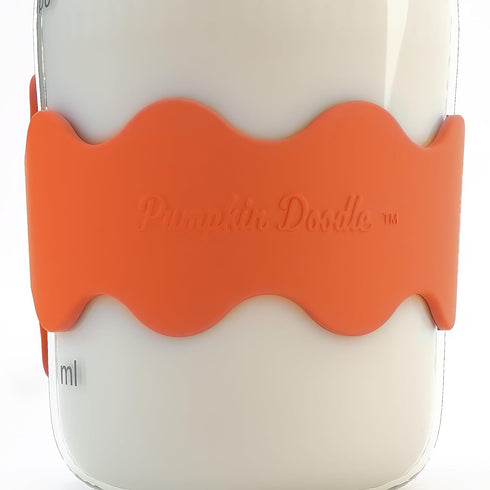 Pumpkin Doodle Reusable Baby Bottle Labels for Daycare - Easy Identification