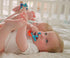 Nuby Geo Zoos Massaging Teether, Baby Teething Toy, Soft Easy Grip, 3+ Months, Dino