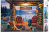 Buffalo Games - Darrell Bush - Lakeside Lodge Twilight - 1000 Piece Jigsaw Puzzle for Adults - 26.75 x 19.75