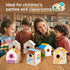 QUYSK 24 Sets 3+ Summer DIY Wood Birdhouse Bulk for Kids Parties and Classrooms, Art Painting Bird House Craft Kit