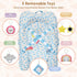 Lanabuna 7-in-1 0-12 5 Baby Play Mat & Activity Gym, Months Multi-Use Play Center with Hanging Sensory Toys, Early
