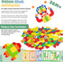 142PCS 3+ Wooden Pattern Blocks Montessori Mosaic Puzzle Geometric Shapes Tangrams for Kids with Storage Bag, Following
