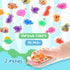55pcs Mini Fidget Animal Squishy: Small Squishies Prizes, Party Favor Stress Balls Bulk, Dinosaur Sensory Squeeze Ball