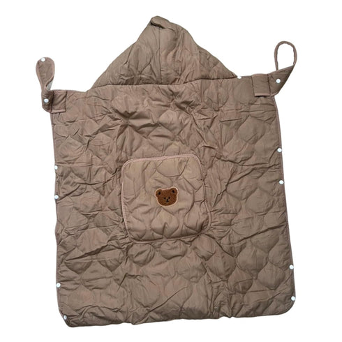 RASTKY Baby Carrier Cover Soft Windproof Breathable Infant Hooded Blanket for Stroller, Newborn Universal Hoodie