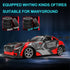 ACAMMZAR 1:16 RC Drift Car, 25KM/H 4WD High Speed Remote Control Cars for Kids, with LED Lights, Two Batteries