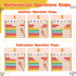5-7 Counters Counting 3-5 6-8 4 1-100 Wooden Abacus for Kids Math Games for Kids Abacus Homeschool Toys for Boys Girls