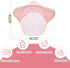 LAT Car seat Blankets for Babies, Universa Newborn Swaddle Wrap Blanket, Double Sided Cotton/Plush Winter Cover