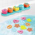 JoiTale Baby Bath Toys, Mould Free Silcone Shape Sorting & Stacking Bath Toy