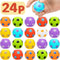 AZEN 24 Pcs Soccer Party Favors for Kids 4-8 8-12, Mini Fidget