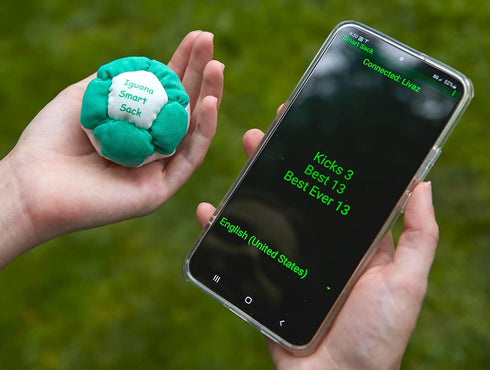 Bluetooth Hacky Sack, App-Enabled, Tracks Your Score