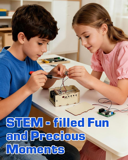 8-12 12-14, 9 10 11 13 Science Kits for Kids Age STEM Toys DIY Radio Kit Engineering Electronics Project Building Your