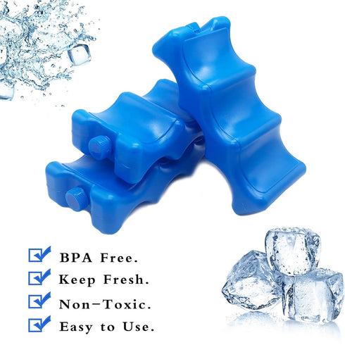 Panxxsen 3 Pack Pack,Reusable Packs Packs Breastmilk Ice Ice for Breastmilk Storage,Bottle Ice for Breast Milk,Baby