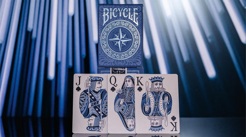 Bicycle Odyssey Playing Cards in Blue