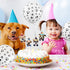 Koogel Paw Print Balloons - 100 PCS 12 Inch Dog Balloons for Birthday Party Decoration