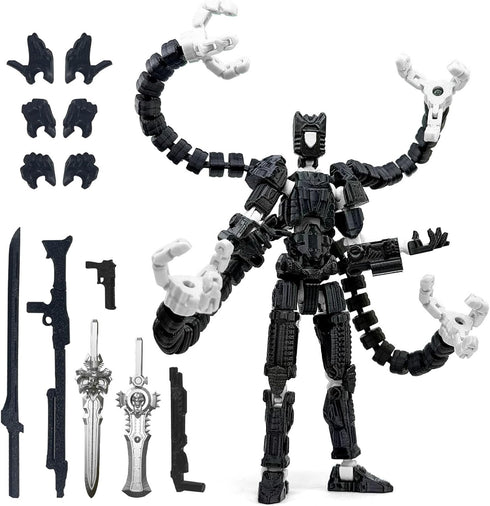 Aesinos T13 Assembly Completed Action Figure 3D Printed Multi-Jointed Movable T13 Nova 13