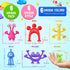 Baby Bath Toys Suction Toy, Sensory Suction Cup Toys for Toddlers, No Hole Bath Toys for Boys Girls