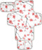 QwThum Portable Diaper Changing Pad Waterproof Foldable Travel Changing Mat with Built-in Pillow