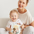 ZICOTO Soft Baby Book - Touch and Feel Sensory Book for Babies 0-6 Months with Textured Animals, Mirror & Crinkle Paper