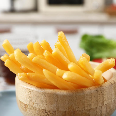 Joeabor 36 Pack Artificial French Fries Realistic Fake Food for Display Faux Fries for Decoration Fake Food Props