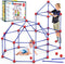 Fort Building Kits for Kids, 140 Pcs Creative STEM Construction Toys for Indoor & Outdoor Activity, Gifts for Ages 4-12