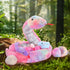 MaoGoLan Giant Snake Stuffed Animal - Realistic Large Mommy with 3 Babies & 3 Eggs Plush Toy, 79'' Long