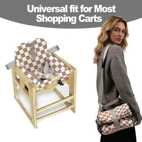 OZRVYNDAREL Padded Shopping Cart Cover for Baby Boy & Girl, High Chair Cover for Restaurant Seat, Machine Washable