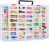 FULLCASE Collector Case for Mini Brands 5 Surprise Series 1 2 3 4 - Storage Organizer for Miniature Collectible Toys
