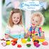Sets 3+ Wooden Play Food for Kids Kitchen - Cutting Fruits and Veggies Toddler Toys Pretend Food Play Kitchen