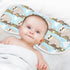 GOODOLD Set 1 Pack Cartoon Sloth Muslin Baby Burp Cloths - Super Absorbent and Soft Burping Rags - Cotton Burp Clothes