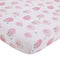 NoJo Farm Chic - Little Lambs Pink, Grey & White Fitted Crib