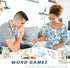2 Sets 30 Full Alphabet Crossword Dice Game | Upgraded | of Word Dice - Large Lettered Dice | Fun Family, Travel