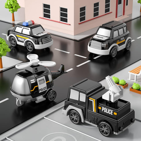 5 1 1 2 3 4 5 1-3 3-5, 1 2 3 4 5 Bennol Toddler in Police Truck Toys for Year Old Boys, Police Rescue Vehicles Car