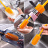 Purtribe (1 Pack, Silicone Bottle Brush, Water Bottle Cleaner Brush with Long Handle, Perfect for Cleaning Narrow Neck